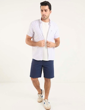 Camisa casual Dioro manga corta para hombre