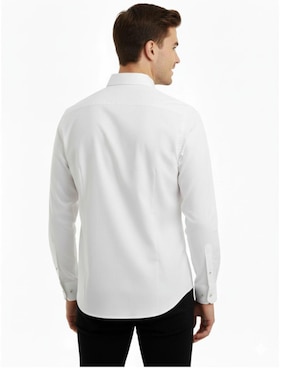 Camisa casual Luqtari manga larga para hombre