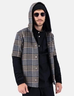 Chamarra casual Merkabá Impermeable para hombre