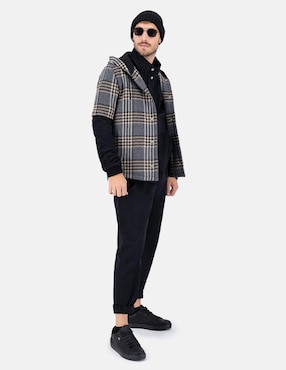 Chamarra casual Merkabá Impermeable para hombre