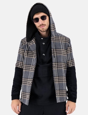 Chamarra casual Merkabá Impermeable para hombre