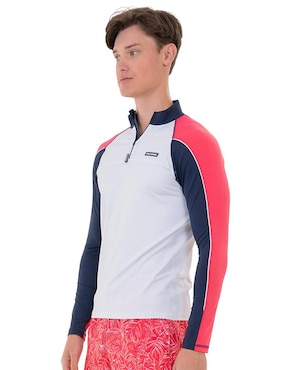 Wetshirt Fullsand estampado bloques de color para hombre