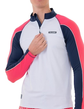 Wetshirt Fullsand estampado bloques de color para hombre