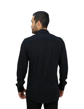 Camisa casual Platini manga larga para hombre