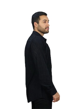 Camisa casual Platini manga larga para hombre