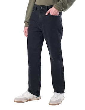 Jeans relaxed baggy Oggi Jeans lavado obscuro para hombre