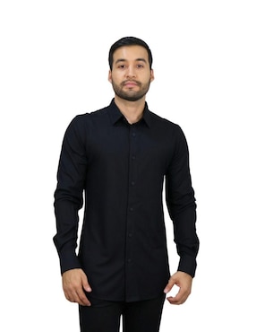 Camisa de vestir Platini manga larga para hombre