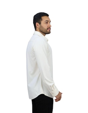 Camisa casual Platini manga larga para hombre