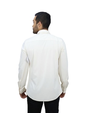 Camisa casual Platini manga larga para hombre