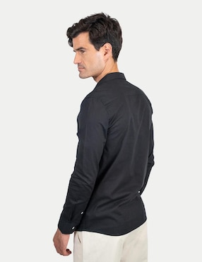 Camisa casual 98 Coast Av manga larga para hombre