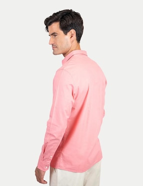 Camisa casual 98 Coast Av manga larga para hombre