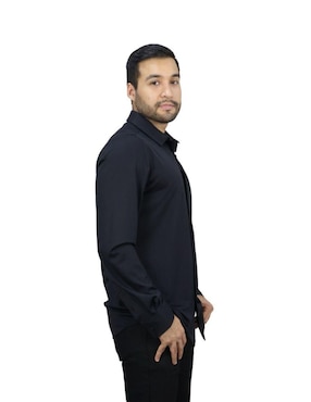 Camisa de vestir Platini manga larga para hombre