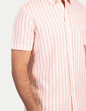 Camisa casual 98 Coast Av de algodón para hombre