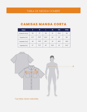 Camisa casual 98 Coast Av de algodón para hombre