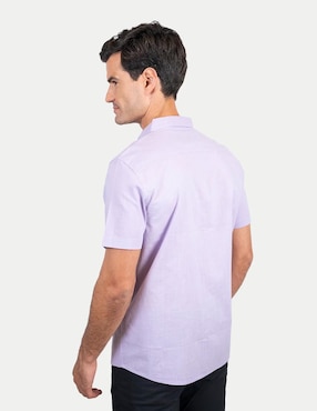 Camisa casual 98 Coast Av de algodón para hombre
