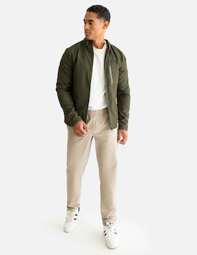 Chamarra casual Generra impermeable con bolsillos para hombre