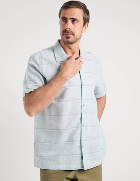 Camisa casual Cubavera manga corta para hombre
