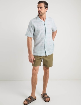 Camisa casual Cubavera manga corta para hombre