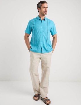 Guayabera manga corta Costavana para hombre