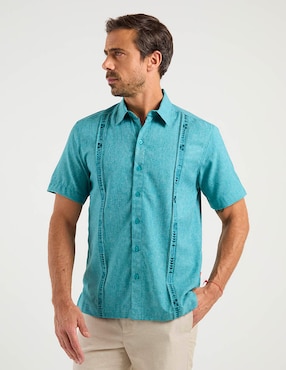 Guayabera manga corta Costavana para hombre