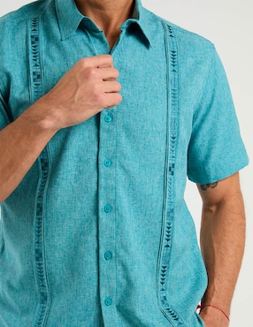 Guayabera manga corta Costavana para hombre