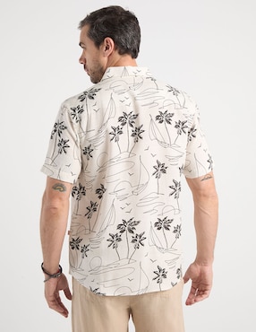 Camisa casual Costavana manga corta para hombre