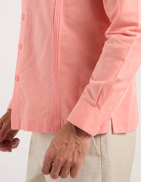 Guayabera manga larga Costavana para hombre