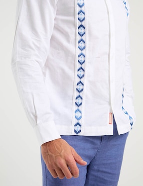 Guayabera manga larga Costavana para hombre