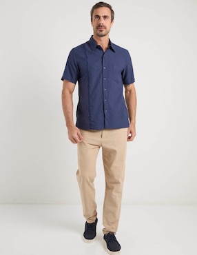 Guayabera manga corta Costavana para hombre