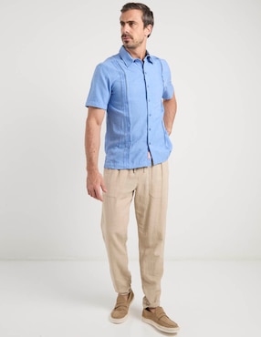 Guayabera manga corta Costavana para hombre