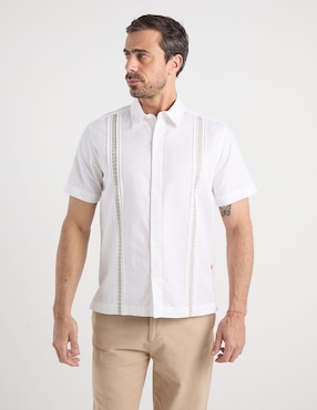 Guayabera manga corta Costavana para hombre