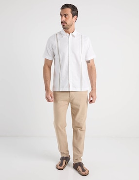 Guayabera manga corta Costavana para hombre