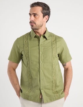Guayabera manga corta Costavana para hombre