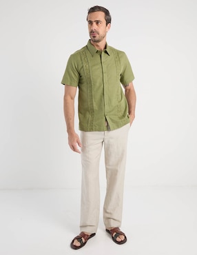 Guayabera manga corta Costavana para hombre