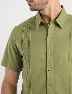 Guayabera manga corta Costavana para hombre
