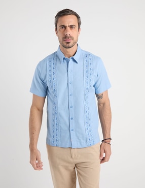 Guayabera manga corta Costavana para hombre