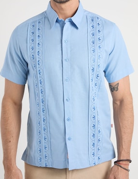 Guayabera manga corta Costavana para hombre