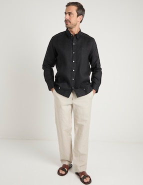 Guayabera manga larga Ábito para hombre