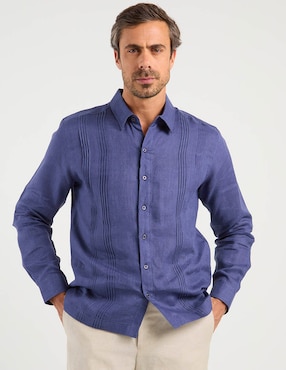 Guayabera manga larga Ábito para hombre