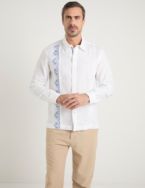 Guayabera manga larga Ábito para hombre