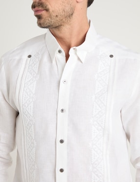 Guayabera manga larga Ábito para hombre