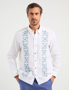 Guayabera manga larga Ábito para hombre
