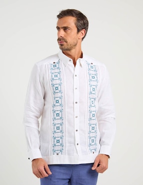 Guayabera manga larga Ábito para hombre