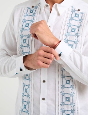 Guayabera manga larga Ábito para hombre
