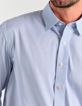 Camisa casual Haggar manga larga para hombre