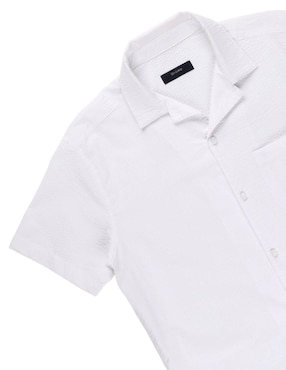 Camisa casual Dioro de algodón manga corta para hombre