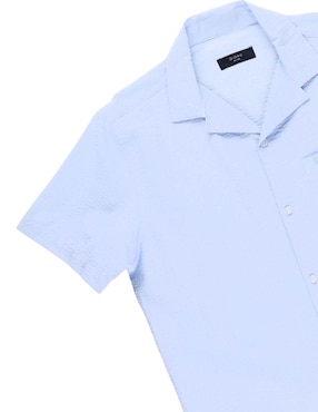 Camisa casual Dioro de algodón manga corta para hombre