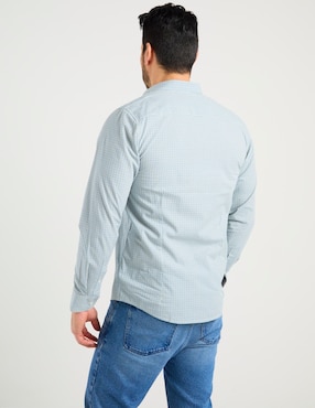 Camisa casual Dioro de algodón manga larga para hombre