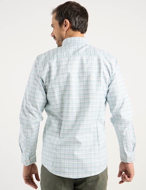 Camisa casual Dioro de algodón manga larga para hombre