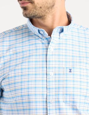 Camisa casual Dioro de algodón manga larga para hombre
